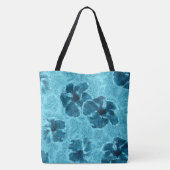 Paisley Hibiscus Psychedelic Beach Bag Tote Bag (Achterkant)