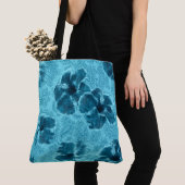 Paisley Hibiscus Psychedelic Beach Bag Tote Bag (Dichtbij)