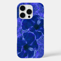 Paisley Hibiscus Psychedelic Floral Blue
