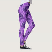 Paisley Hibiscus  Psychedelic Floral Leggings (Rechts)