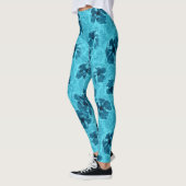 Paisley Hibiscus  Psychedelic Floral Leggings (Links)