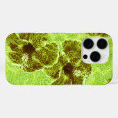 Paisley Hibiscus Psychedelisch Bloemen Limoen Case-Mate iPhone Case (Achterkant (horizontaal))
