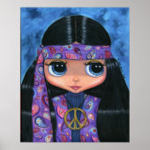 Paisley Hippie Doll Poster (Voorkant)