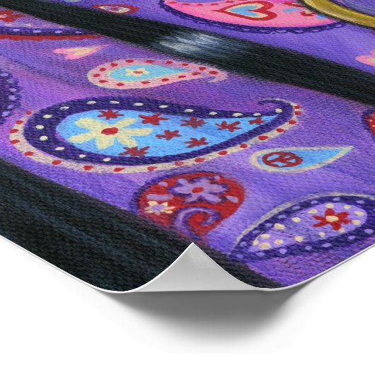 Paisley Hippie Doll Poster (Hoek)