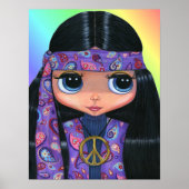 Paisley Hippie Doll Poster (Voorkant)