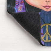 Paisley Hippie Mousepad Muismat (Hoek)