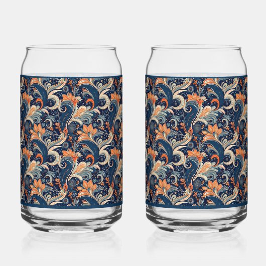 Paisley Honeysuckle Soda Glass Blikvorm Glas (Links)