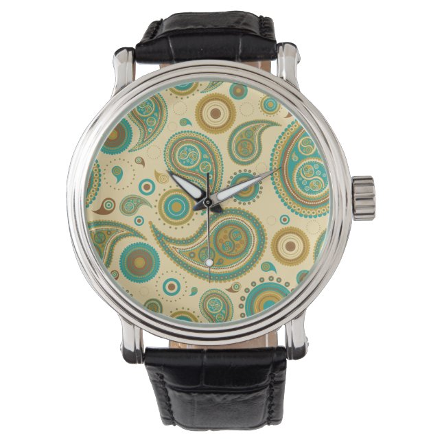 paisley horloge (Voorkant)