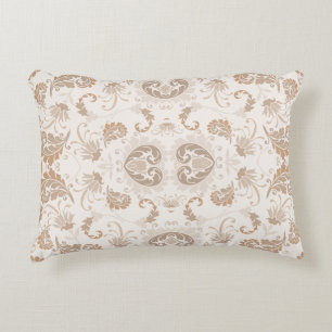 Paisley in Beige Esthetische Modern Tan Brown Accent Kussen