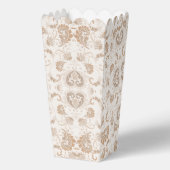 Paisley in Beige Esthetische Modern Tan Brown Bedankdoosjes (Voorkant)