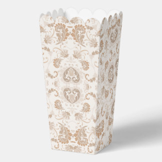 Paisley in Beige Esthetische Modern Tan Brown Bedankdoosjes