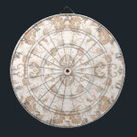 Paisley in Beige Esthetische Modern Tan Brown Dartbord<br><div class="desc">Paisley in Beige Esthetische Modern Tan Brown</div>