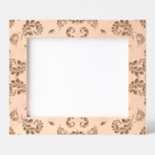 Paisley in Beige Esthetische Modern Tan Brown Gegraveerde Lijstjes (Voorkant)