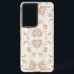 Paisley in Beige Esthetische Modern Tan Brown Samsung Galaxy Hoesje<br><div class="desc">Paisley in Beige Esthetische Modern Tan Brown</div>
