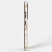 Paisley in Beige Esthetische Modern Tan Brown Samsung Galaxy Hoesje (Rechterkant)