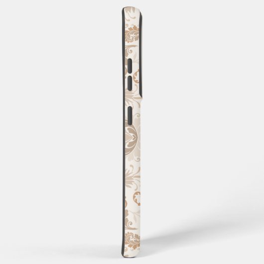 Paisley in Beige Esthetische Modern Tan Brown Samsung Galaxy Hoesje (Rechterkant)