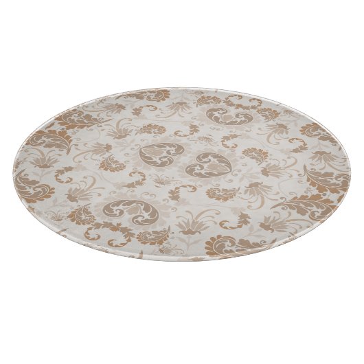Paisley in Beige Esthetische Modern Tan Brown Snijplank (Hoek)