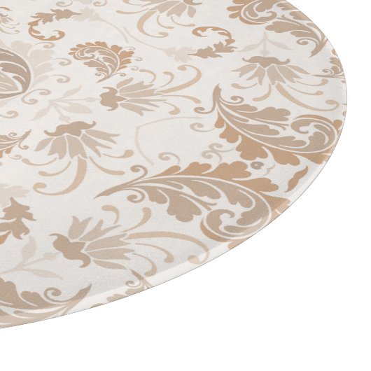 Paisley in Beige Esthetische Modern Tan Brown Snijplank (Hoek)