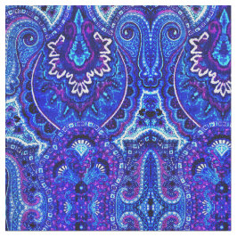 Paisley in blauw stof