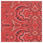 Paisley in het rood stof (Close Up)