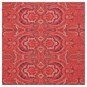 Paisley in het rood stof (Swatch)
