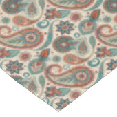  Paisley in rode Blauwgroen crème Tafelkleed (Gekanteld)