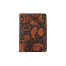Paisley in Rust Passport Hoesje van Julie Everhart