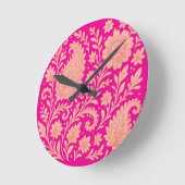 Paisley India Print Design Ronde Klok (Hoek)