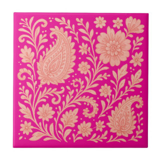 Paisley India Print Design Tegeltje