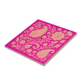 Paisley India Print Design Tegeltje (Zijkant)
