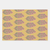 paisley Inpakpapier Plat Vel Set van 3 (Voorkant 3)