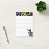 Paisley kat en vlinder post-it® notes (Kantoor)