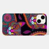 Paisley Katten Case-Mate iPhone Case (Achterkant (horizontaal))