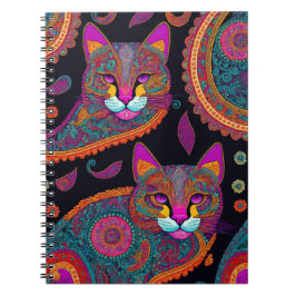 Paisley Katten Notitieboek