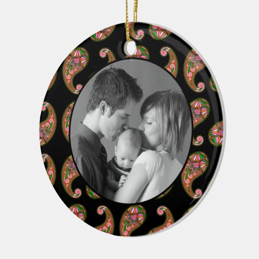 Paisley Keramisch Ornament (Links)