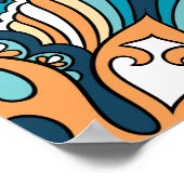 paisley kerchief: oosterse print. poster (Hoek)