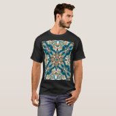 paisley kerchief: oosterse print. t-shirt (Voorkant volledig)