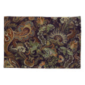 Paisley Kleurrijke Textiel: Etnisch Ontwerp Kussensloop (Achterkant)