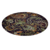 Paisley Kleurrijke Textiel: Etnisch  Ontwerp Snijplank (Hoek)