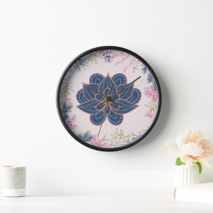 Paisley-kunst, Blauwe en Paarse Grafische Vormgevi