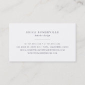 Paisley Lace Visitekaartjes | Nimbus Gray (Achterkant)