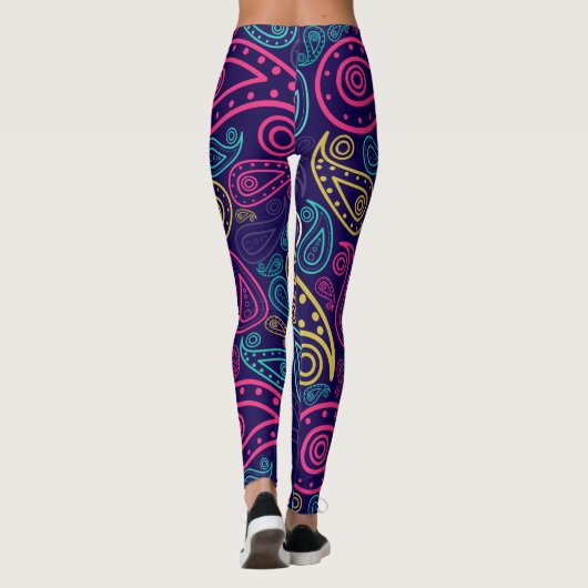 Paisley Leggings (Achterkant)