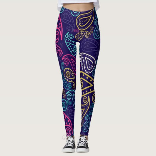 Paisley Leggings (Voorkant)