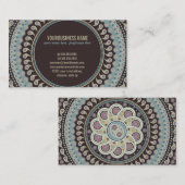 Paisley Mandala - decoratief, spiritueel Visitekaartje (Voorkant / Achterkant)