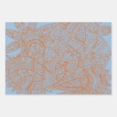Paisley Mandala Inpakpapier Vel (Voorkant 3)