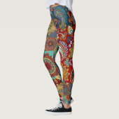  Paisley Mandala Kleurrijke Patchwork Leggings (Links)