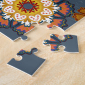  Paisley Mandala Kleurrijke Patchwork Legpuzzel (Zijkant)