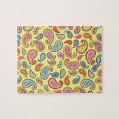 Paisley Marokkaans kleurrijk design Legpuzzel (Horizontaal)