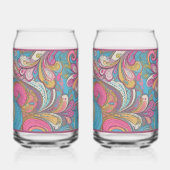 Paisley Mauve Sodalimousglas Blikvorm Glas (Links)