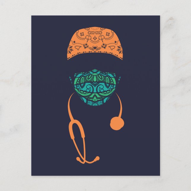 paisley met masker (Voorkant)
